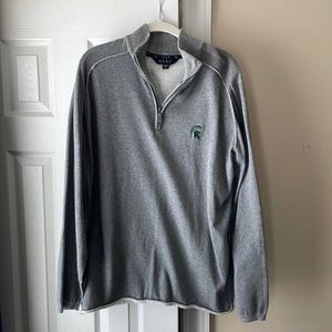 Mens Michigan State Spartans Quarter Zip